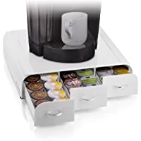 Mind Reader TRAY6-WHT - Cajón para cápsulas de café con capacidad de 36 unidades- color blanco